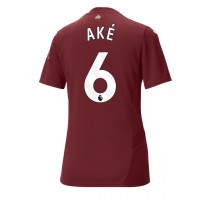 Fotbalové Dres Manchester City Nathan Ake #6 Dámské Alternativní 2024-25 Krátký Rukáv